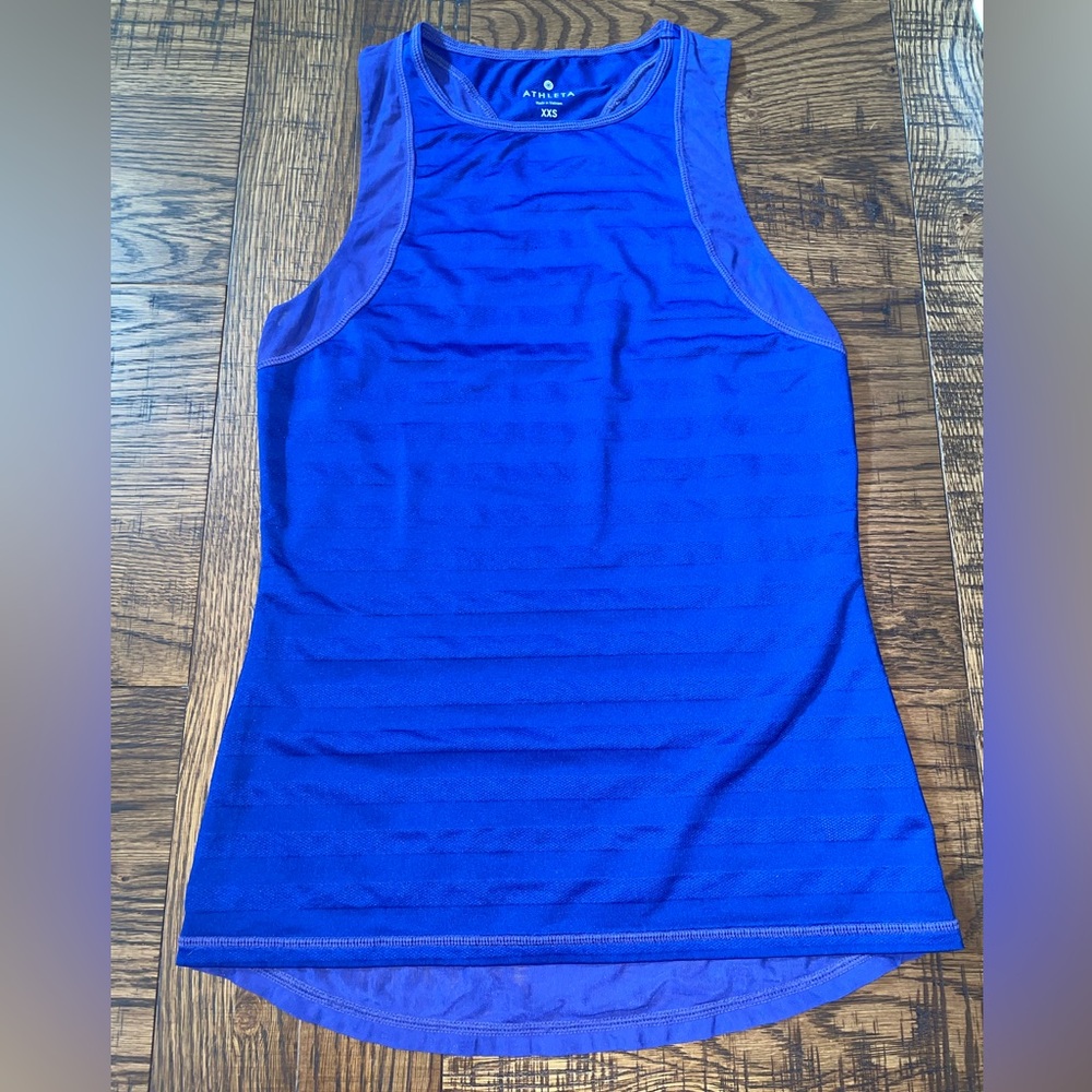 Blue Athleta Tank Top